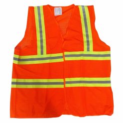 Áo lưới phản quang màu cam 002