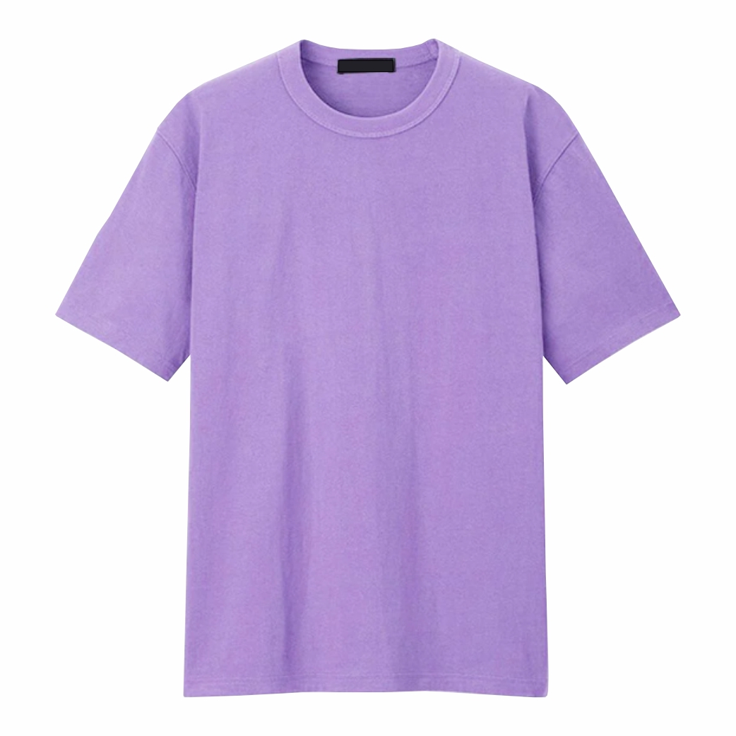 Áo phông cổ tròn màu tím