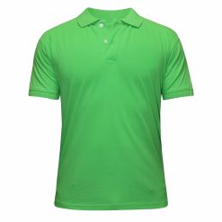 Áo phông có cổ màu xanh lá