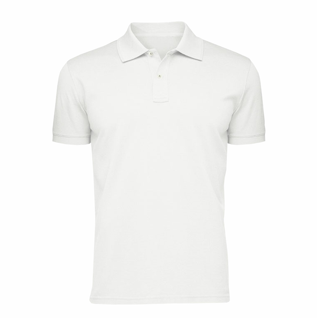 Áo phông có cổ màu trắng