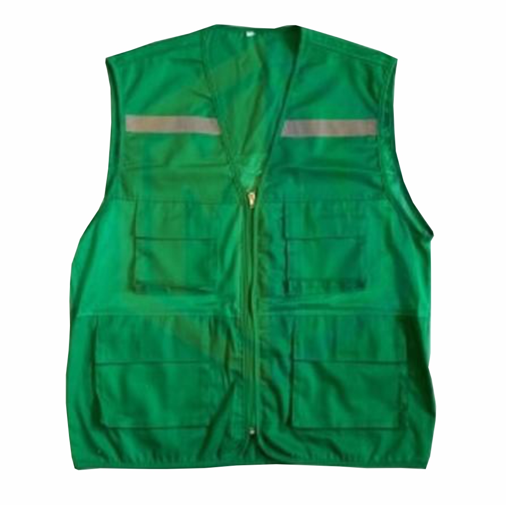 Áo gile phản quang màu xanh lá