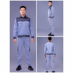 Quần áo xanh phối xám